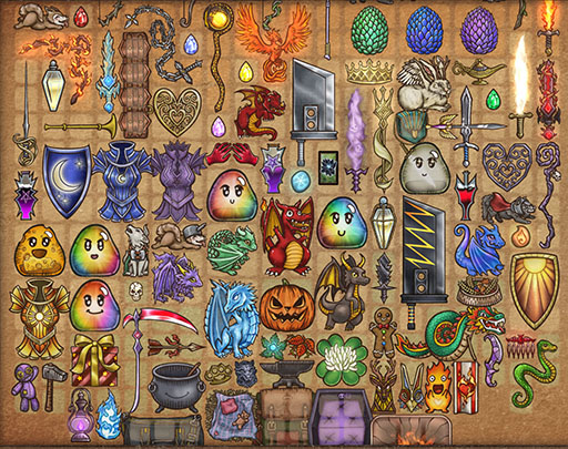 画像ギャラリー No.003のサムネイル画像 / 新感覚ゲーム「バックパック・バトル」,Steamで早期アクセス版を本日発売。アイテムの配置によるシナジーを活かし,強力なデッキを構築しよう