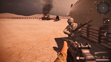 画像ギャラリー No.010のサムネイル画像 / ノルマンディー上陸作戦を舞台にしたFPS「ワールドウォー D-デイ PART ONE」本日リリース。史実に基づいたミッションにAIの味方兵士と挑戦