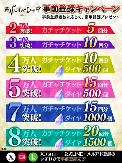 画像ギャラリー No.002のサムネイル画像 / 「青山オペレッタ」,99期生の特別なボイスも聞ける事前登録キャンペーンを開始。メインビジュアルと公式サイトも公開