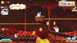 画像ギャラリー No.005のサムネイル画像 / 懐かしの名作アクションが“32年くらいぶり”に復活。横スクロールACT「へべれけ2」本日発売。ローグライク要素やリトライ機能を追加