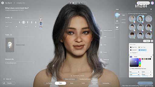 画像ギャラリー No.001のサムネイル画像 / 新作ライフシム「inZOI」,キャラカスタマイズと建築を楽しめる体験版「inZOI: Creative Studio」を3月20日にSteamで配信