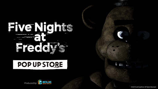 画像ギャラリー No.001のサムネイル画像 / ホラーゲーム「Five Nights at Freddy's」公式POP UP STOREが2月16日より開催。フォトスポットの設置やグッズ販売を実施