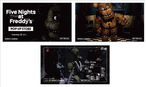 画像ギャラリー No.008のサムネイル画像 / ホラーゲーム「Five Nights at Freddy's」公式POP UP STOREが2月16日より開催。フォトスポットの設置やグッズ販売を実施