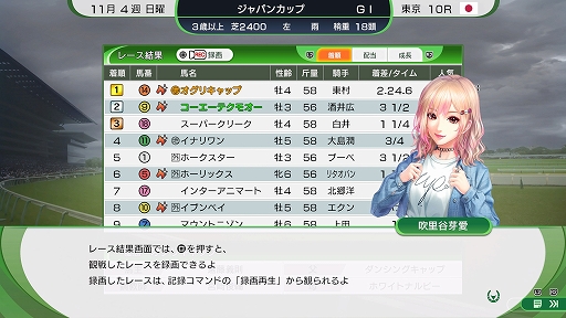 画像ギャラリー No.014のサムネイル画像 / 「Winning Post 10 2024」本日発売。競馬ファンの期待が一目で分かるアイドルウマップや，名馬の軌跡をたどる競馬ヒストリアなどを実装