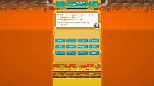 画像ギャラリー No.001のサムネイル画像 / 「Hello World」を出力できるコンパイラはどれ？ 早押しクイズゲーム「HelloWorldFactory」のSteam版が発売へ。価格は120円（税込）