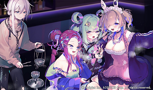 画像ギャラリー No.002のサムネイル画像 / シーシャ（水タバコ）屋を経営しながら3人のヒロインと心を通わせる新作「Hookah Haze」発表。2024年のリリースを予定
