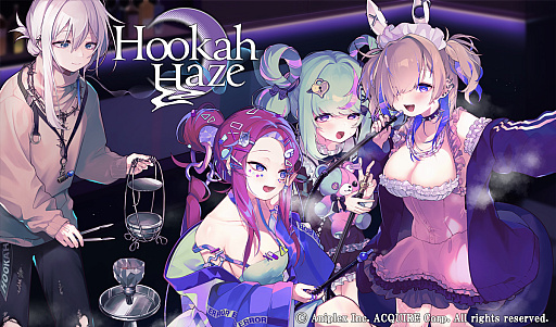 画像ギャラリー No.023のサムネイル画像 / ［プレイレポ］秋葉原にあるシーシャ屋が舞台の「Hookah Haze」。水たばこをくゆらせる3人の女性とのヒューマンドラマが描かれる