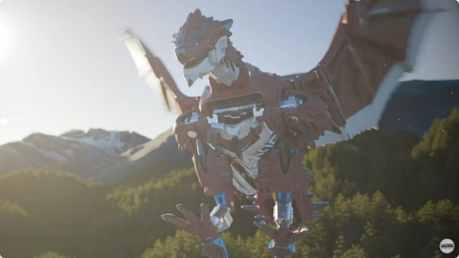 画像ギャラリー No.001のサムネイル画像 / 「モンスターハンター」と「トランスフォーマー」のコラボアイテム「リオレウスプライム」が2025年夏発売に。予約受付もスタート［TGS2024］