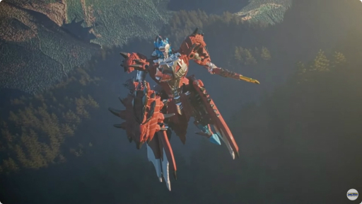 画像ギャラリー No.002のサムネイル画像 / 「モンスターハンター」と「トランスフォーマー」のコラボアイテム「リオレウスプライム」が2025年夏発売に。予約受付もスタート［TGS2024］