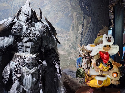 画像ギャラリー No.027のサムネイル画像 / 「モンスターハンター ワイルズ」，「FFXIV」コラボモンスター「オメガ・プラネテス」を試遊。敵視を取って戦う連携が重要に［TGS 2025］