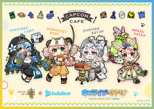 画像ギャラリー No.005のサムネイル画像 / 「モンスターハンターワイルズ」×「ホロライブ」5期生のコラボ開催。雪花ラミィさん,桃鈴ねねさん,獅白ぼたんさん,尾丸ポルカさんが参戦