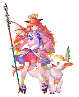 画像ギャラリー No.013のサムネイル画像 / 「聖剣伝説 VISIONS of MANA」，主人公ヴァルとヒナなど登場キャラや，精霊の力を宿した道具「精霊器」などの情報が公開に