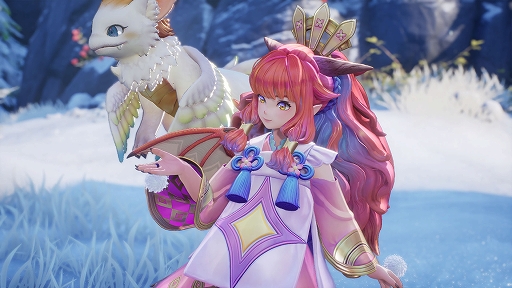 画像ギャラリー No.016のサムネイル画像 / 「聖剣伝説 VISIONS of MANA」，主人公ヴァルとヒナなど登場キャラや，精霊の力を宿した道具「精霊器」などの情報が公開に