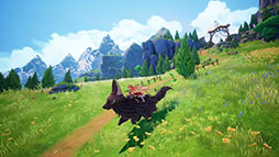 画像ギャラリー No.002のサムネイル画像 / 「聖剣伝説 VISIONS of MANA」,ゲームプレイトレイラーを公開。主人公と仲間の戦闘シーンや,カマキリのような巨大モンスターを確認できる