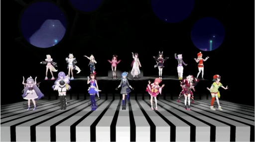 画像ギャラリー No.001のサムネイル画像 / 「hololive 6th fes. Color Rise Harmony」，［Day2］CREATORS’ STAGEレポート。31名のタレント陣がホロライブ発の人気曲を歌い上げる