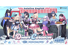 ホロライブENメンバーがアメリカンダイナーに集う新グッズ「Diner Caravan」がAnime Expoで販売決定。会期後はオンライン販売も
