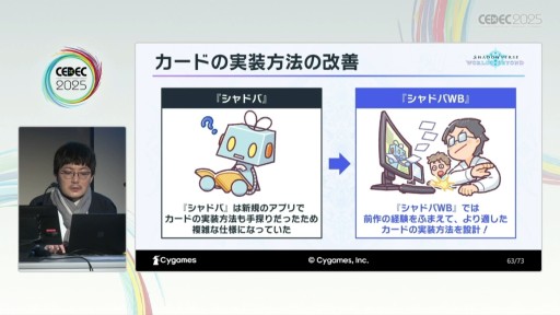 画像ギャラリー No.025のサムネイル画像 / 遊びやすさと競技性の両立を目指して。「Shadowverse: Worlds Beyond」の開発知見が語られたセッションの詳報版を掲載