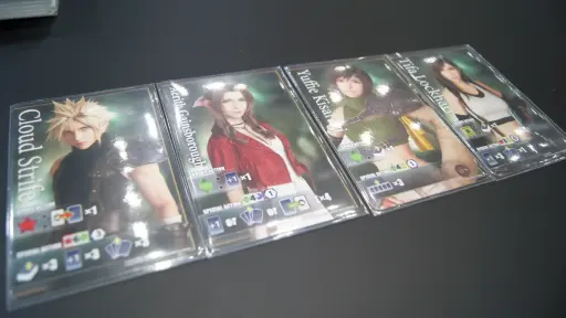 画像ギャラリー No.002のサムネイル画像 / FFVIIリメイクがベースの新作ボドゲ「マテリアハンター」,先行プレイレポート。“競り”をベースにキャラクターを表現したメカニクスに注目