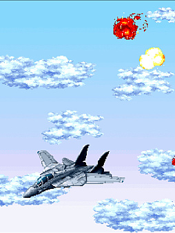 画像ギャラリー No.001のサムネイル画像 / ショットとボムの性質が異なる機体を操作して，全7面2周の戦いに挑む。「ソニックウィングス」，12月14日に配信