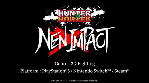 画像ギャラリー No.001のサムネイル画像 / 「HUNTER×HUNTER NEN×IMPACT」,格闘ゲームの祭典「EVO Japan 2024」への試遊出展が決定