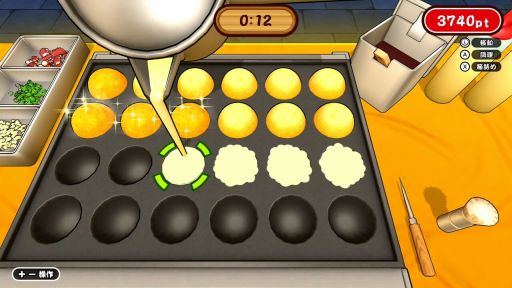 画像ギャラリー No.002のサムネイル画像 / PCでもピックをうまく使って美味しいたこ焼きを作ろう。Steam版「作って!たこ焼き」,配信開始