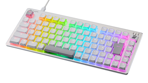 画像ギャラリー No.003のサムネイル画像 / 低背10キーレスの75％キーボードにラピッドトリガーを採用した「VK720AL」がエレコムから