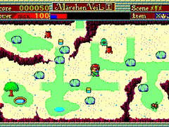 「EGGコンソール メルヘンヴェール PC-8801mkIISR」本日配信。魔法使いの呪いで醜い妖精にされた王子が，愛する王女の待つ故郷を目指す
