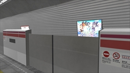 画像ギャラリー No.006のサムネイル画像 / 8番出口ライクな短編ウォーキングシミュレータ「2番線 | Nibansen」,本日配信開始。異変を見つけて地下鉄駅のホームから脱出しよう