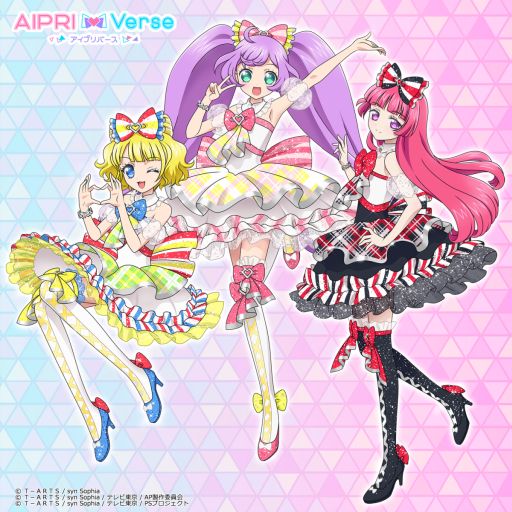 画像ギャラリー No.001のサムネイル画像 / 「アイプリバース」,2だんを6月6日に開始。10周年を記念して「プリパラ」のらぁら,みれぃ,そふぃの3人が登場