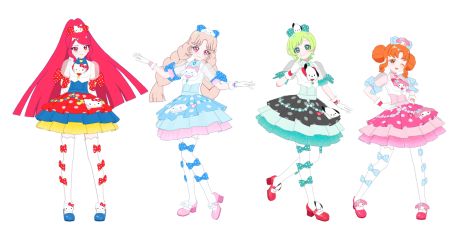 画像ギャラリー No.011のサムネイル画像 / 「アイプリバース」に「アイドルタイムプリパラ」のゆい，にの，みちるが登場。サンリオキャラクターズともコラボする「3だん」は8月1日に開始