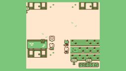 画像ギャラリー No.004のサムネイル画像 / ゲームボーイ風のグラフィックスで描いたADV「Marron's Day」,体験版をSteamで配信開始。小さな町を舞台に子うさぎの冒険が楽しめる
