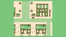 画像ギャラリー No.008のサムネイル画像 / ゲームボーイ風のグラフィックスで描いたADV「Marron's Day」,体験版をSteamで配信開始。小さな町を舞台に子うさぎの冒険が楽しめる