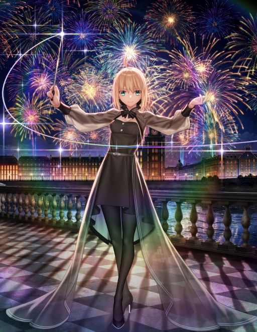 画像ギャラリー No.002のサムネイル画像 / 「『Fate/stay night』20周年記念コンサート Finale」,武内 崇氏による描き下ろしキービジュアルを公開。マエストロ姿のセイバーが描かれる