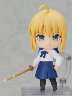 画像ギャラリー No.001のサムネイル画像 / 「Fate/stay night」のフィギュア「ねんどろいど セイバー 私服Ver.」が10月に発売予定。オプションパーツとして「お茶碗」「ちゃぶ台」などが付属