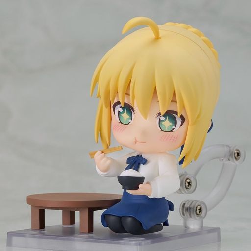 画像ギャラリー No.003のサムネイル画像 / 「Fate/stay night」のフィギュア「ねんどろいど セイバー 私服Ver.」が10月に発売予定。オプションパーツとして「お茶碗」「ちゃぶ台」などが付属