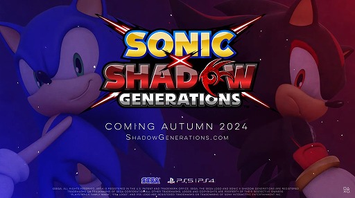 画像ギャラリー No.008のサムネイル画像 / ソニックシリーズの新作「SONIC X SHADOW GENERATIONS」2024年秋にリリース。ソニックのライバル「シャドウ」が登場