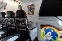 画像ギャラリー No.007のサムネイル画像 / コラボ塗装機「ソニック・ザ・ヘッジホッグ」号の就航記念イベント，マレーシアのクアラルンプール国際空港で昨日開催