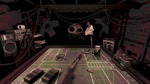 画像ギャラリー No.001のサムネイル画像 / 1対1の命がけのロシアンルーレットで戦う「Buckshot Roulette」，Steam版を本日リリース。ショットガンに込められた実弾と空包を見極めよう