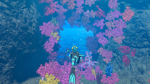 画像ギャラリー No.006のサムネイル画像 / ダイビングアドベンチャーシリーズの最新作「FOREVER BLUE LUMINOUS」,5月2日にリリース。最大30人のオンラインプレイに対応