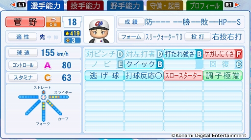 画像ギャラリー No.006のサムネイル画像 / 「パワプロ2025」,工藤泰成選手や庄司陽斗選手,松岡洸希選手,オースティン・ボス選手など計12名に,選手名実況,成績データを追加