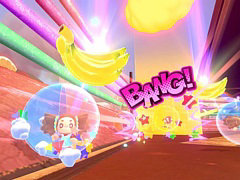 「スーパーモンキーボール バナナランブル」，最大16人でオンライン対戦できる2つのモードと，ギミック盛りだくさんのステージ情報を公開
