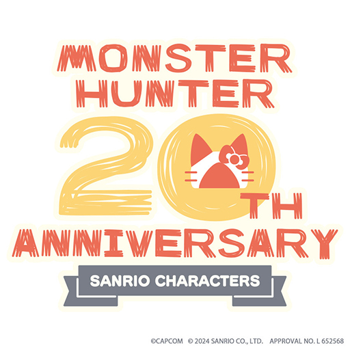 画像ギャラリー No.001のサムネイル画像 / 「モンスターハンター」20周年を記念して，「サンリオキャラクターズ」とコラボ。毎日コラボキャラクターを発表