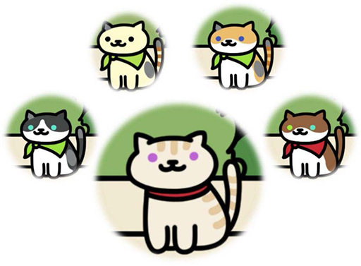 画像ギャラリー No.003のサムネイル画像 / 「ねこあつめ2」事前登録受付を開始&10月20日にリリース。新機能“おでかけ”やグッズの“使い古し”“おていれ”を追加