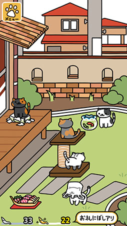 画像ギャラリー No.002のサムネイル画像 / 「ねこあつめ2」，各アプリストアで配信中。基本的なゲーム性を踏襲しつつ，新たなねこや機能を追加してゲーム内容をパワーアップ
