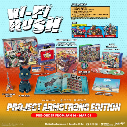 画像ギャラリー No.003のサムネイル画像 / 人気リズムアクションゲーム「Hi-Fi RUSH」,PS5およびXbox Series X|S向けパッケージ版の新エディション3種を発表。米国で先行予約を開始予定