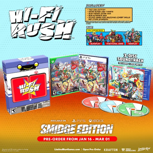 画像ギャラリー No.004のサムネイル画像 / 人気リズムアクションゲーム「Hi-Fi RUSH」,PS5およびXbox Series X|S向けパッケージ版の新エディション3種を発表。米国で先行予約を開始予定