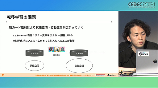 画像ギャラリー No.020のサムネイル画像 / 人間よりAIのほうがレッスン上手？ 「学マス」で新カードのバランス調整を迅速かつ確実にするための“AI開発手法”とは［CEDEC 2024］