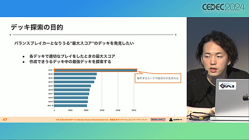画像ギャラリー No.025のサムネイル画像 / 人間よりAIのほうがレッスン上手？ 「学マス」で新カードのバランス調整を迅速かつ確実にするための“AI開発手法”とは［CEDEC 2024］