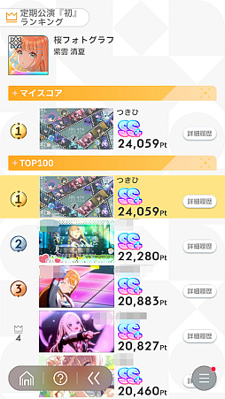 画像ギャラリー No.010のサムネイル画像 / 今日で「学マス」1周年! だから全国ランキング1位になってみた