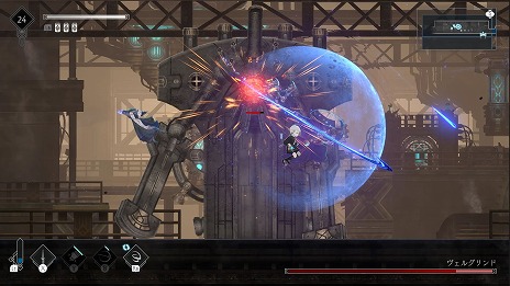 画像ギャラリー No.002のサムネイル画像 / 「エンダーマグノリア: ブルームインザミスト」が本日正式リリース。破滅が迫る国を旅し，狂ったホムンクルスを救済する探索型2Dアクション